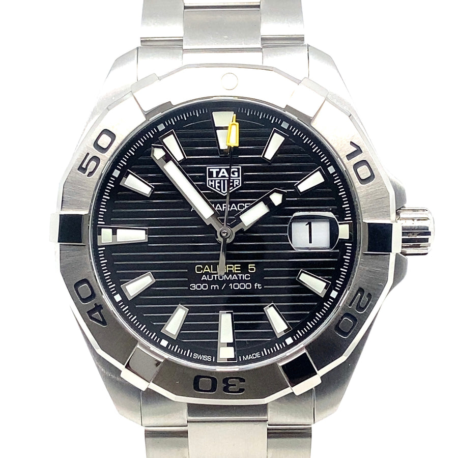 Pre-Owned Stainless Steel Aquaracer Tag Heuer Watch (Gents)