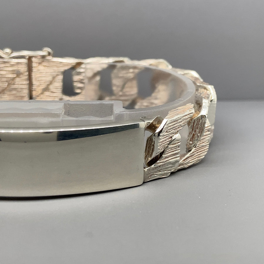 Sterling Silver Identity Bracelet