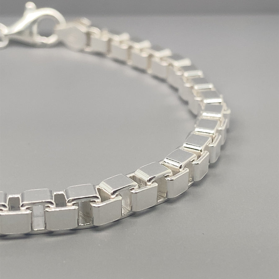 Sterling Silver Box Bracelet (NEW!)