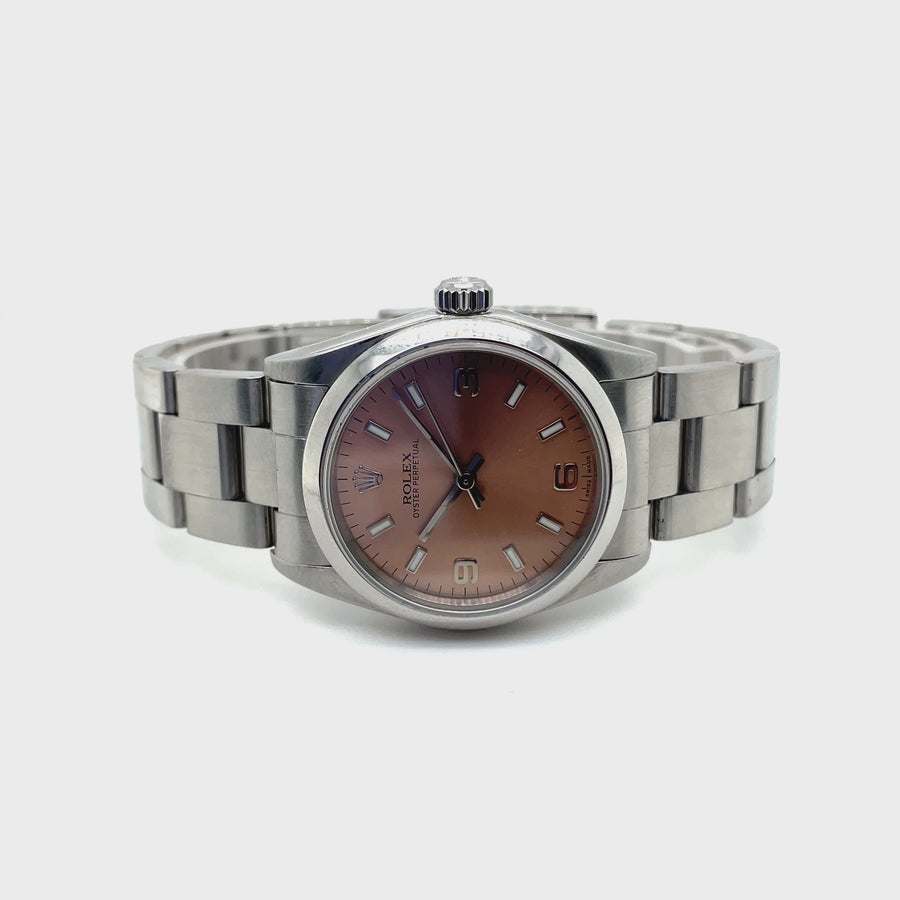 Pre-Owned Stainless Steel Oyster Perpetual Rolex (Midi)