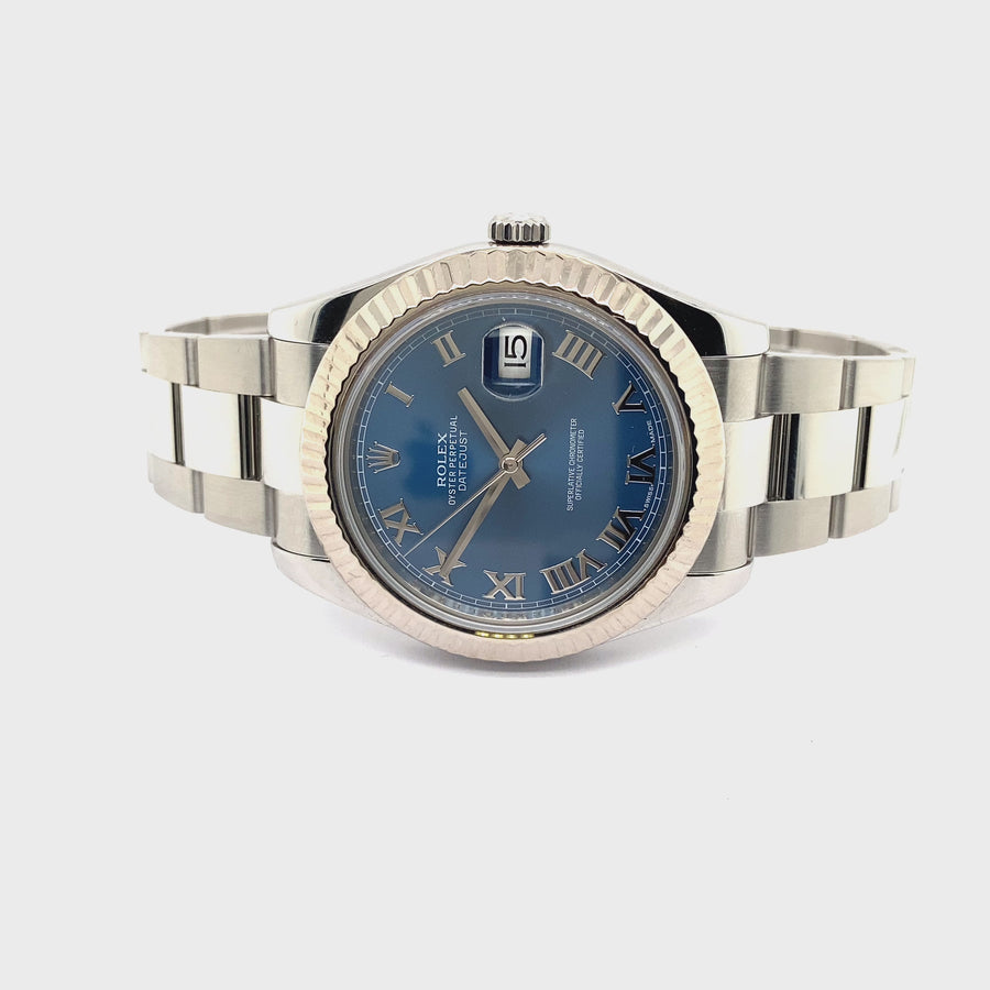 Pre-Owned Stainless Steel Datejust II Rolex (Gents)