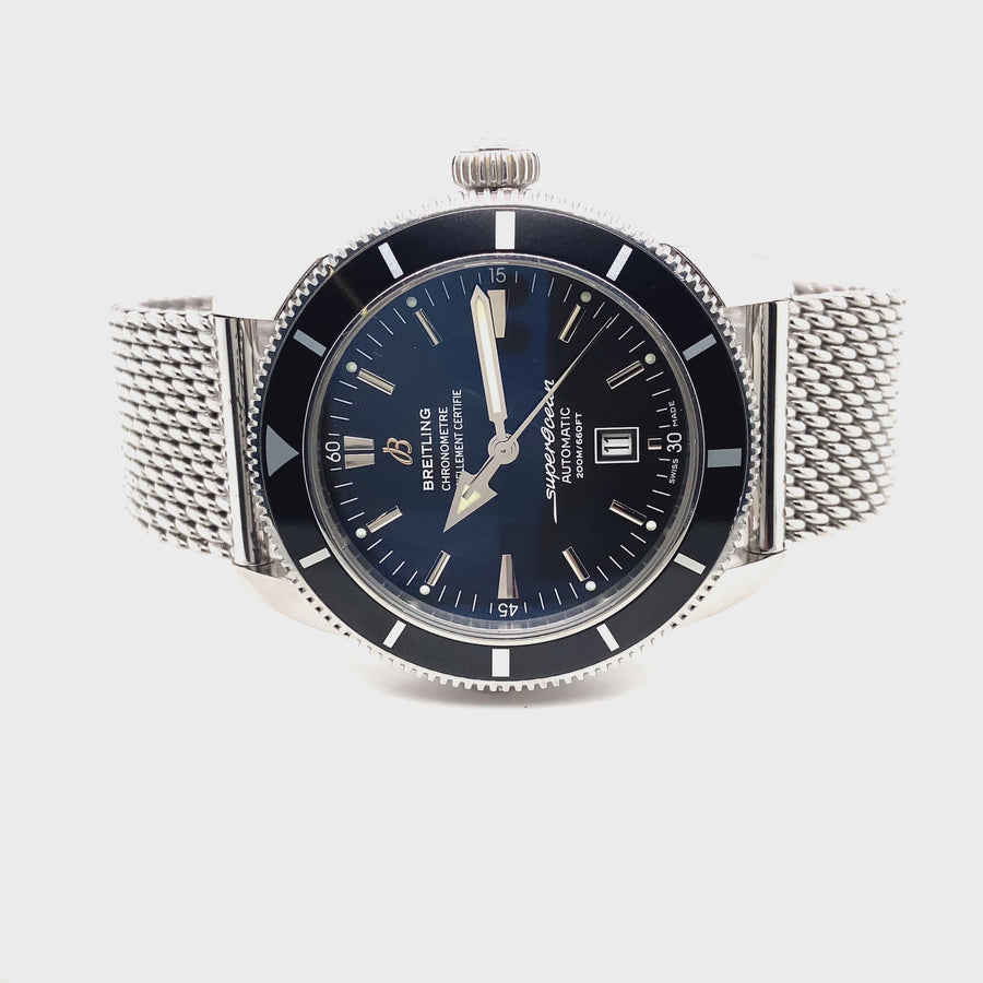 Pre-Owned Stainless Steel Superocean Breitling Watch (Gents)