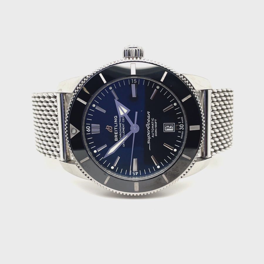 Pre-Owned Stainless Steel Superocean Breitling Watch (Gents)