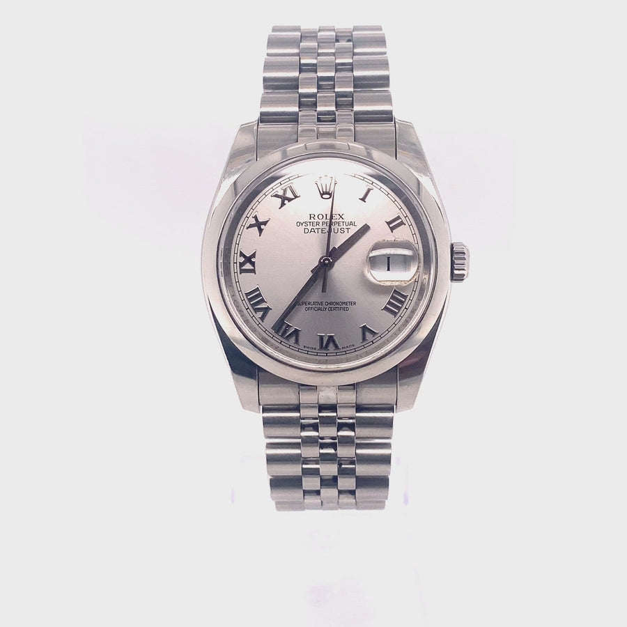 Pre-Owned Datejust Stainless Steel Rolex (Gents)