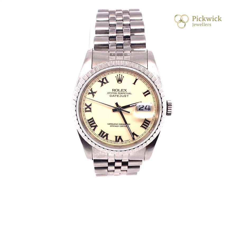 Pre-Owned Stainless Steel Datejust Rolex (Gents)