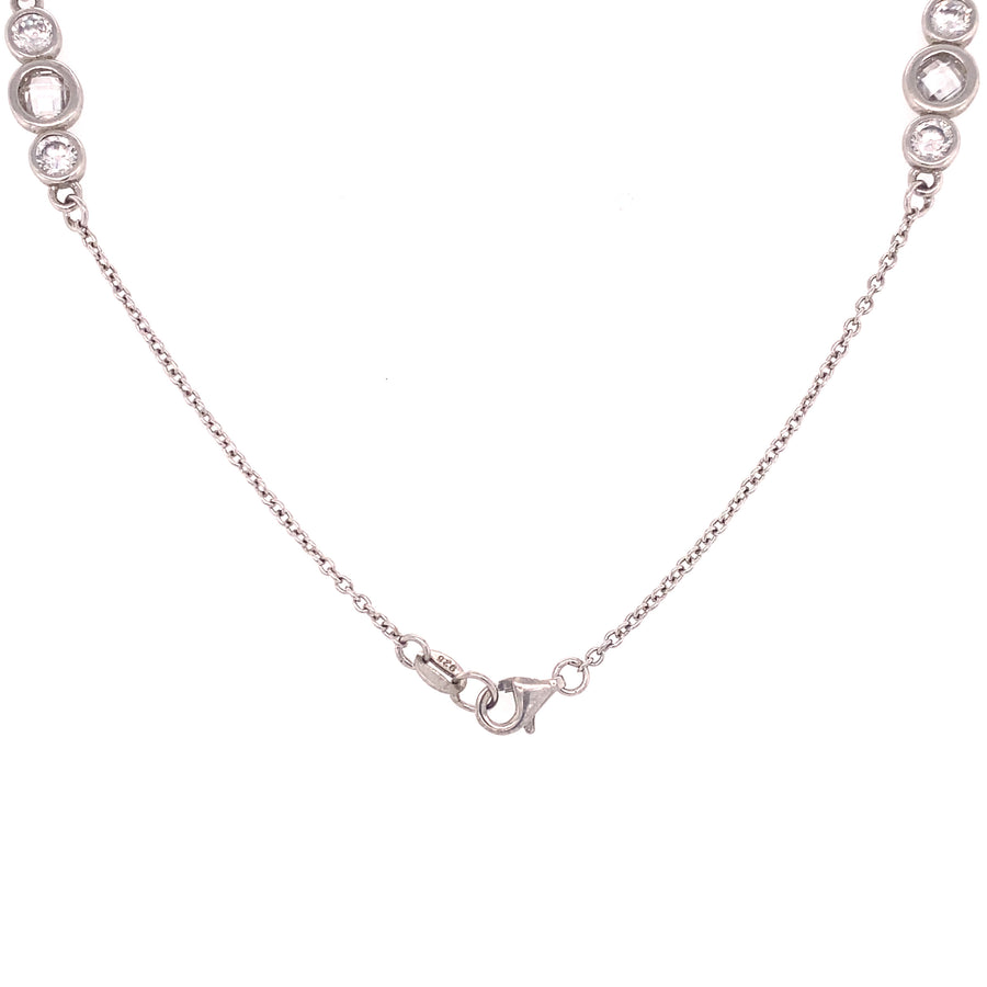 Sterling Silver Extra Long Fancy Chain (36") (NEW!)