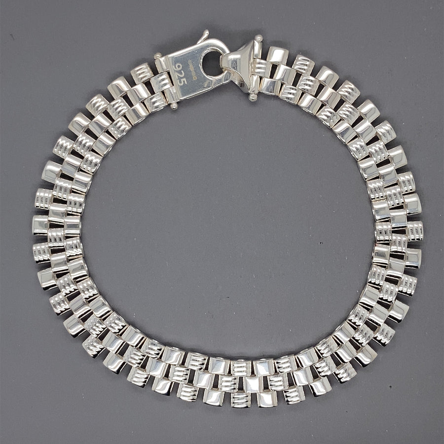 Sterling Silver Fancy Link Bracelet (NEW!)