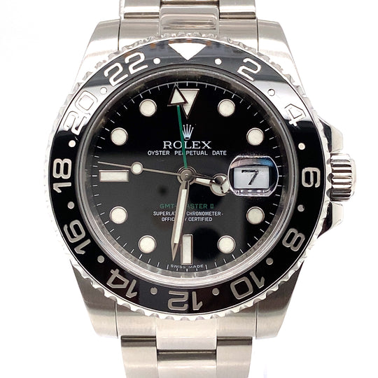 Pre-Owned Stainless Steel GMT-Master II Rolex (Gents)
