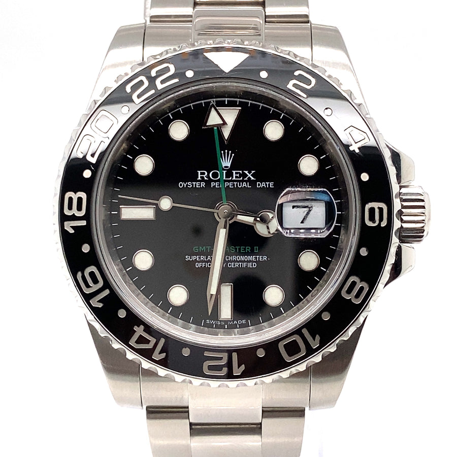 Pre-Owned Stainless Steel GMT-Master II Rolex (Gents)