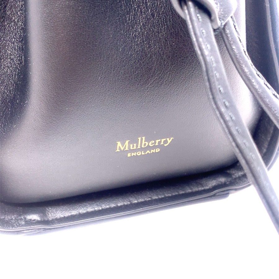 Pre-Owned Mulberry Small Iris Black M Jacquard Bag