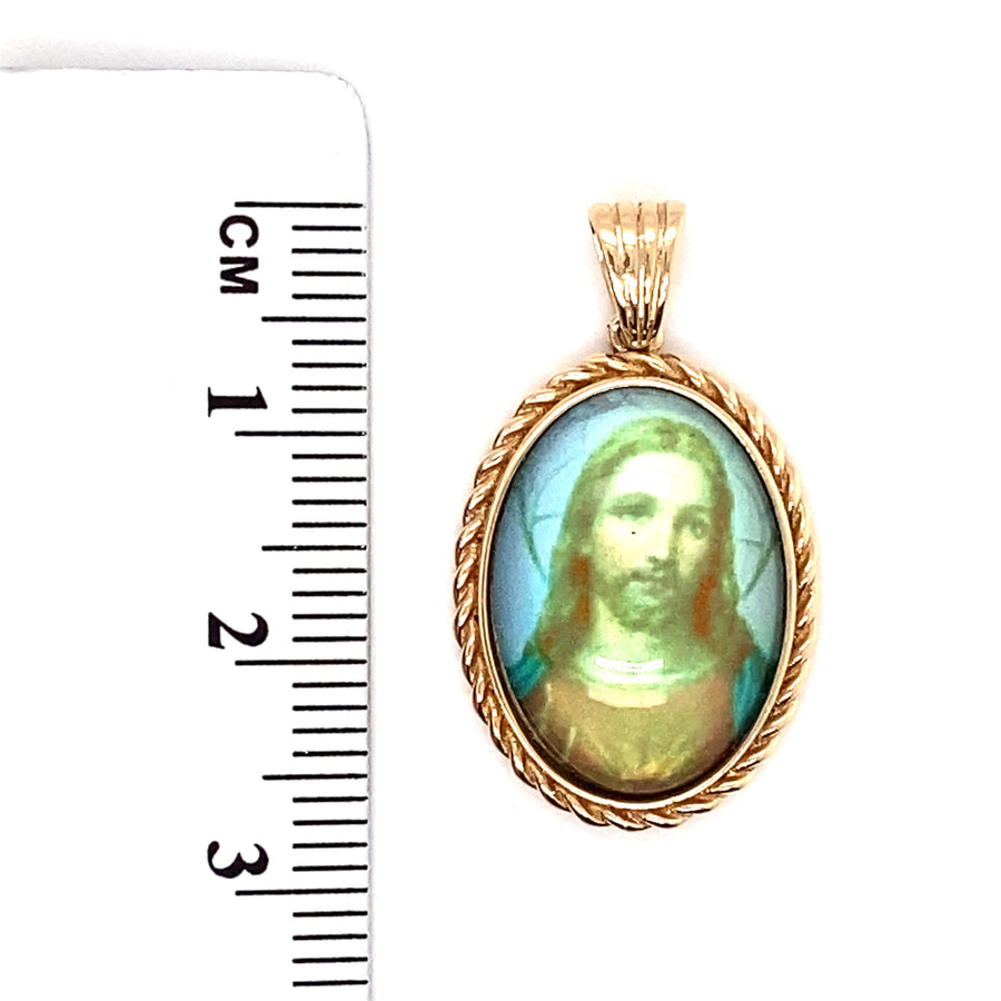 14ct Yellow Gold Religious Pendant (NEW!)