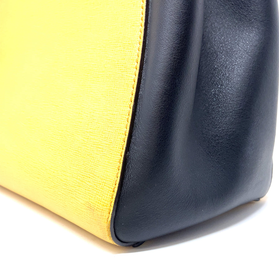 Pre-Owned Fendi 2 Jours Satchel Calf Skin Leather Bag