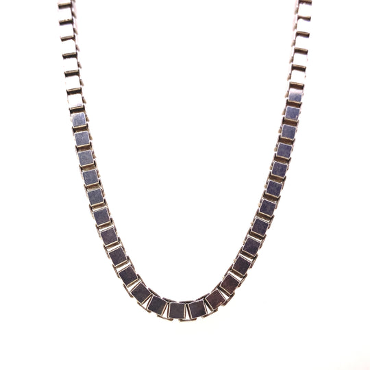 Sterling Silver Box Chain 18”