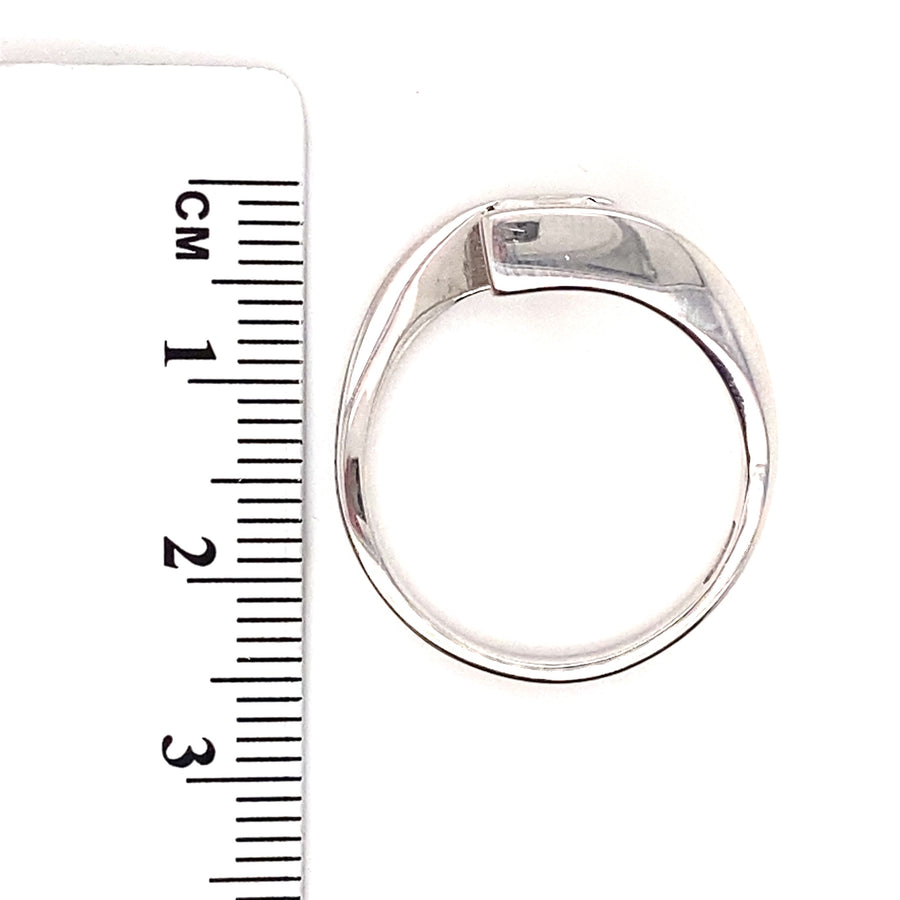 18ct White Gold Single Stone Diamond Ring (c. 0.85ct) - Size R