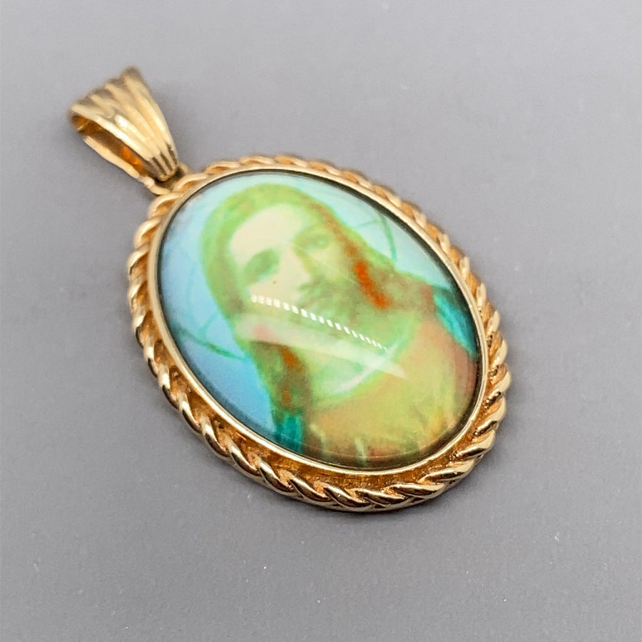 14ct Yellow Gold Religious Pendant (NEW!)