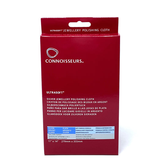Connoisseurs Precious Silver Jewellery Polishing Cloth