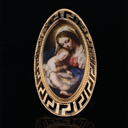 14ct Yellow Gold Santa Maria Ring - Size R (NEW!)