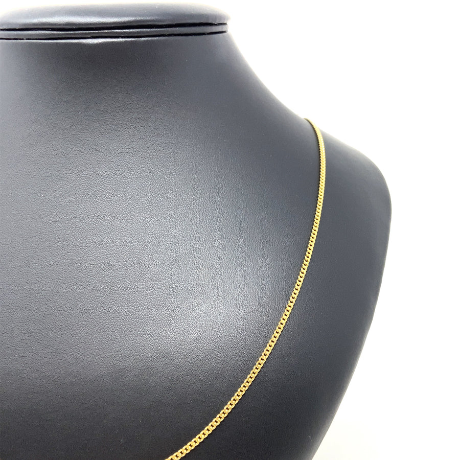 9ct Yellow Gold Curb Chain (31")