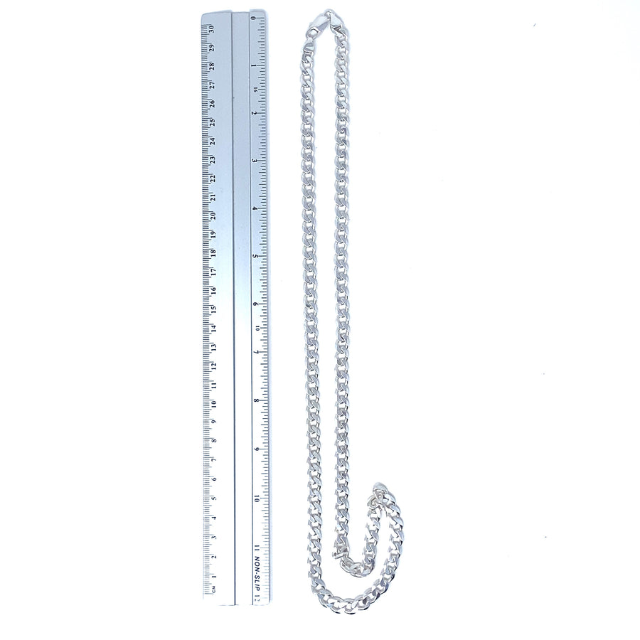 Sterling Silver Curb Chain (30")