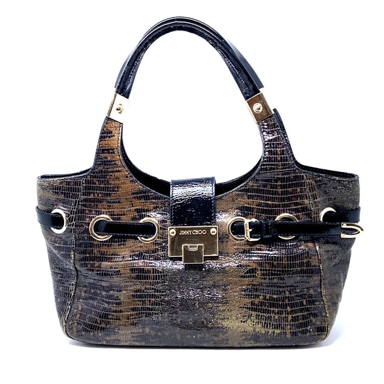 Pre-Owned Jimmy Choo Snake Skin Bag