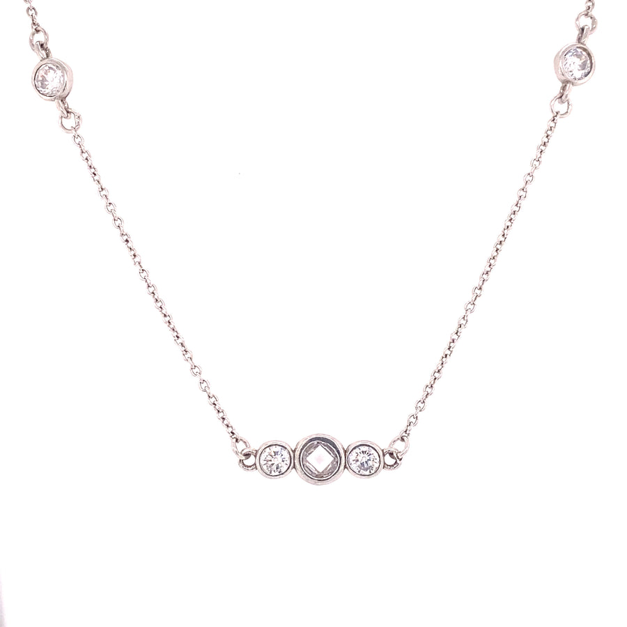 Sterling Silver Extra Long Fancy Chain (36") (NEW!)