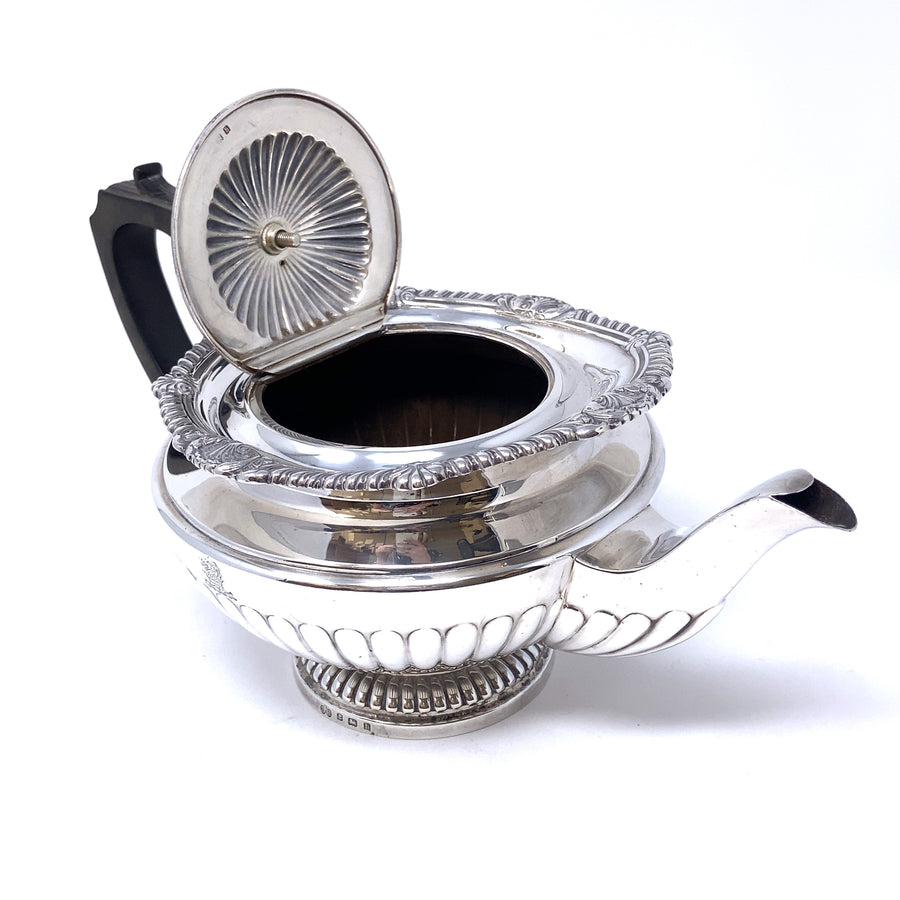 Sterling Silver 1907 Vintage Teapot