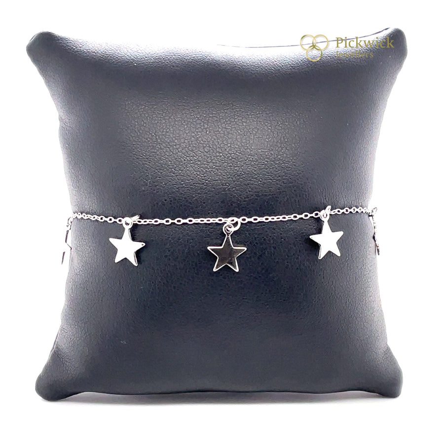 Sterling Silver Star Charm Bracelet (NEW!)